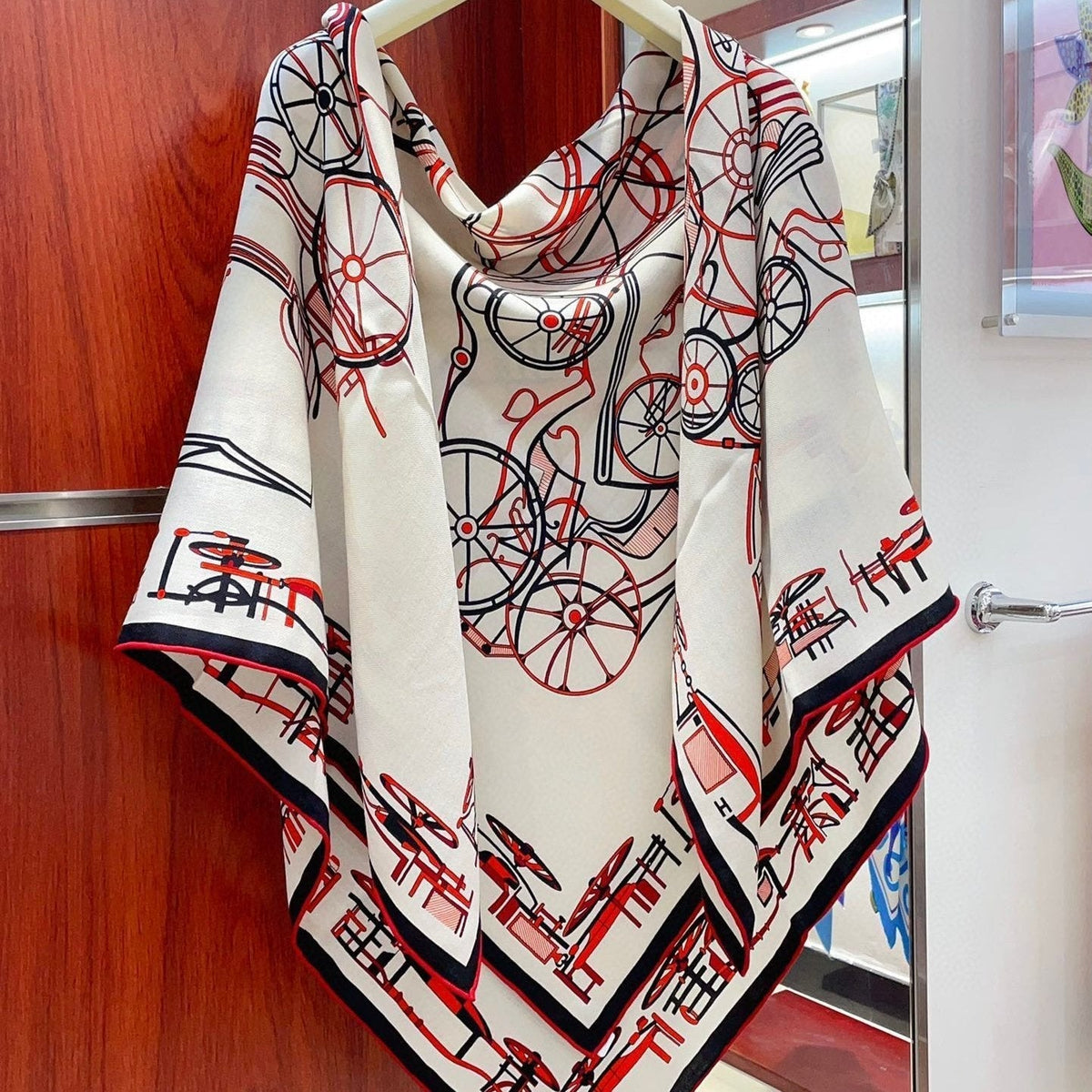 SCARF 140 CM COLORFUL 390956
