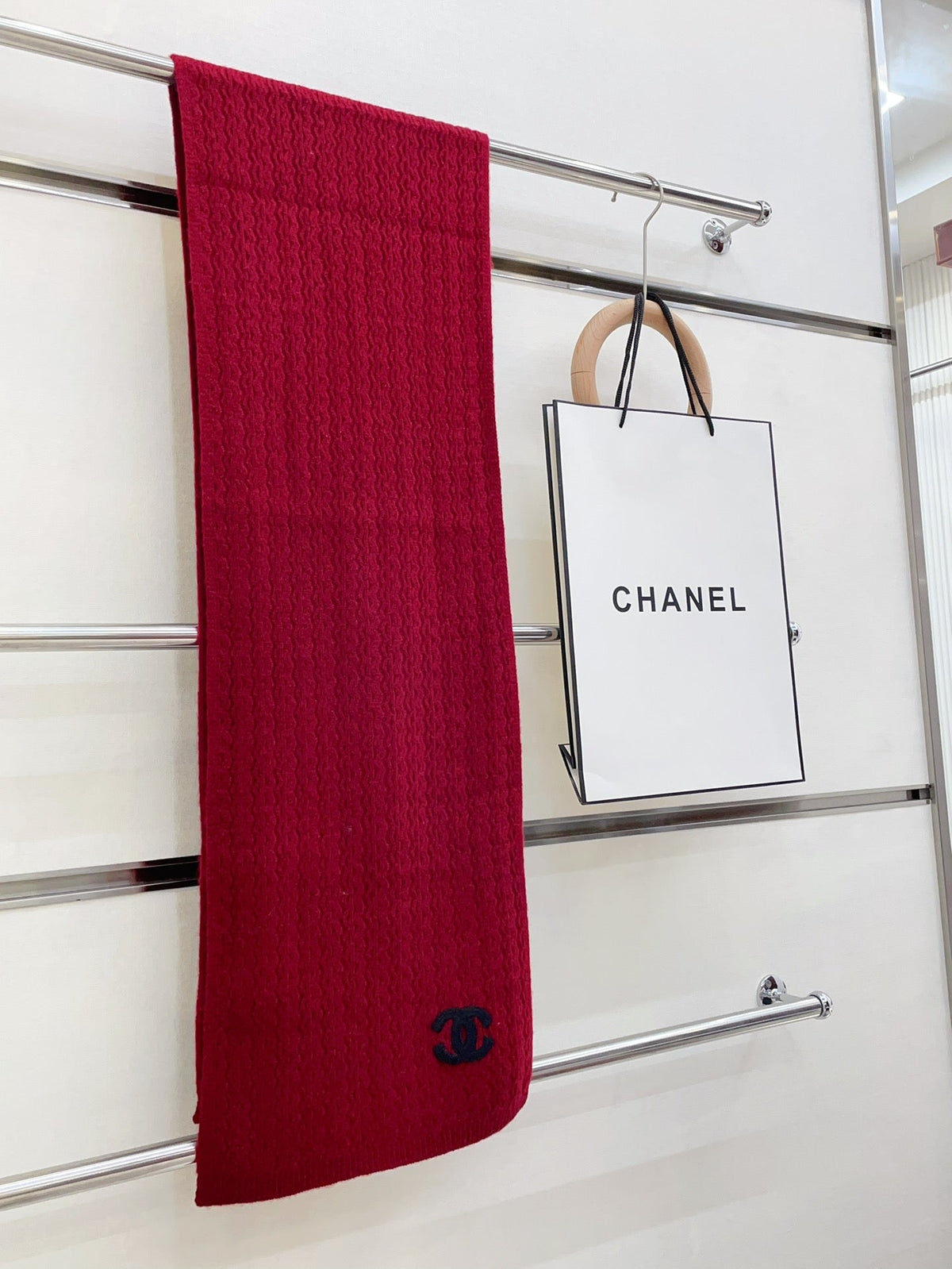 CC Scarf 180 CM In Red Wool 413762