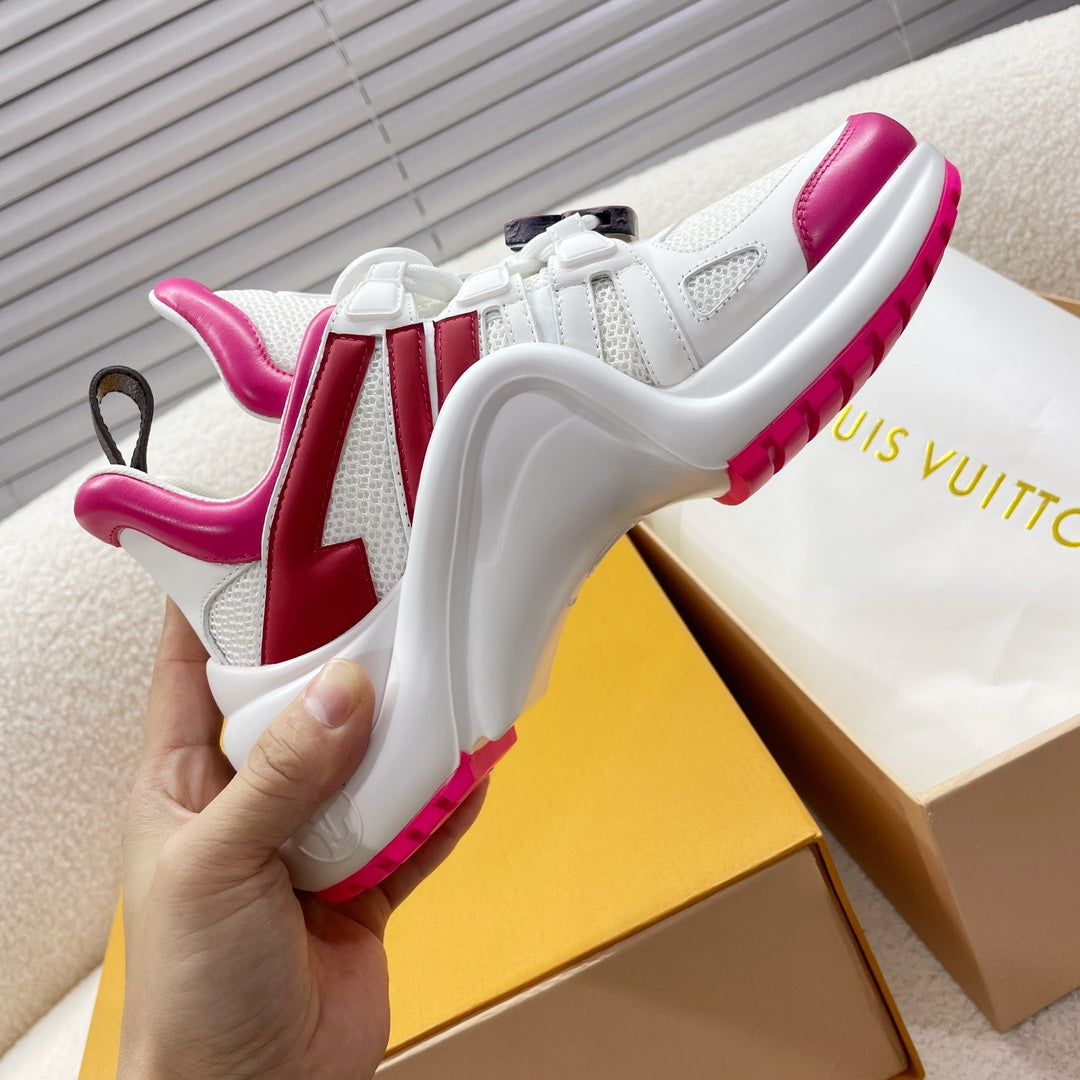 LV Archlight Sneaker Dark Pink Cowhide