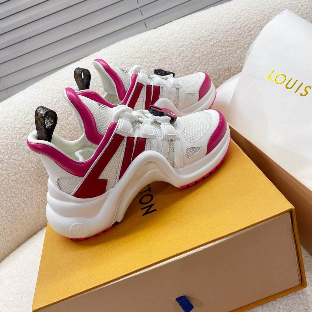 LV Archlight Sneaker Dark Pink Cowhide