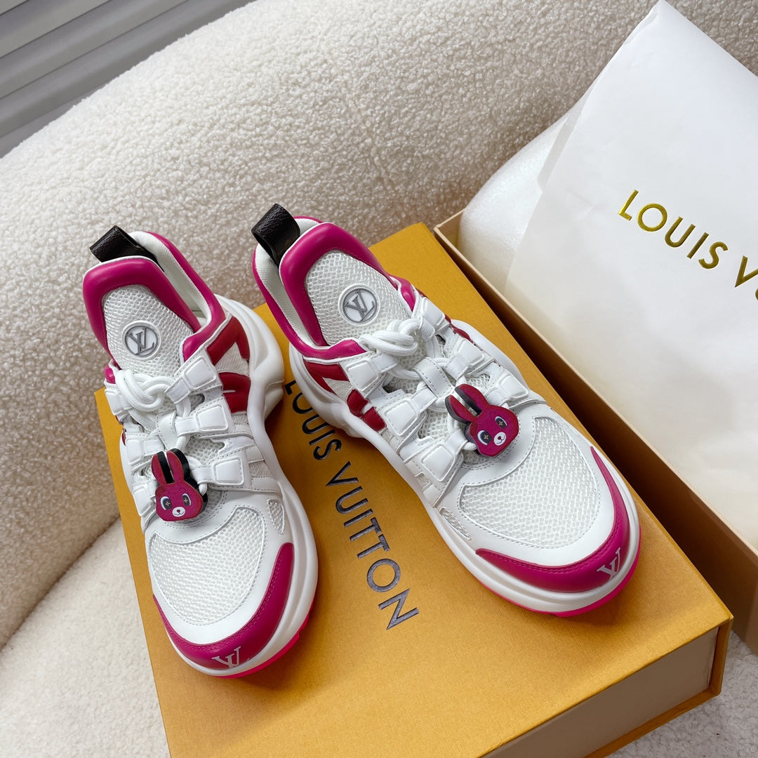 LV Archlight Sneaker Dark Pink Cowhide