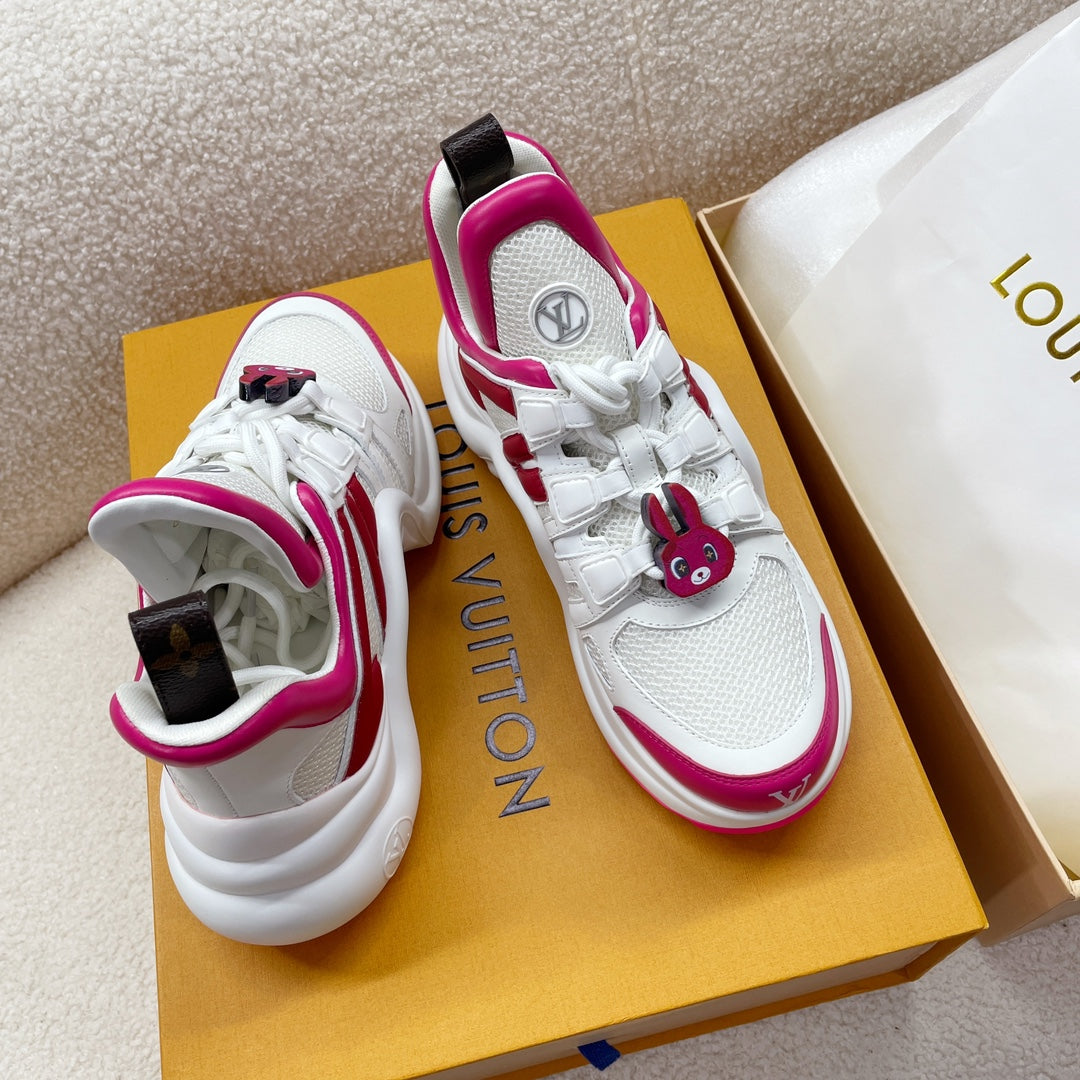 LV Archlight Sneaker Dark Pink Cowhide