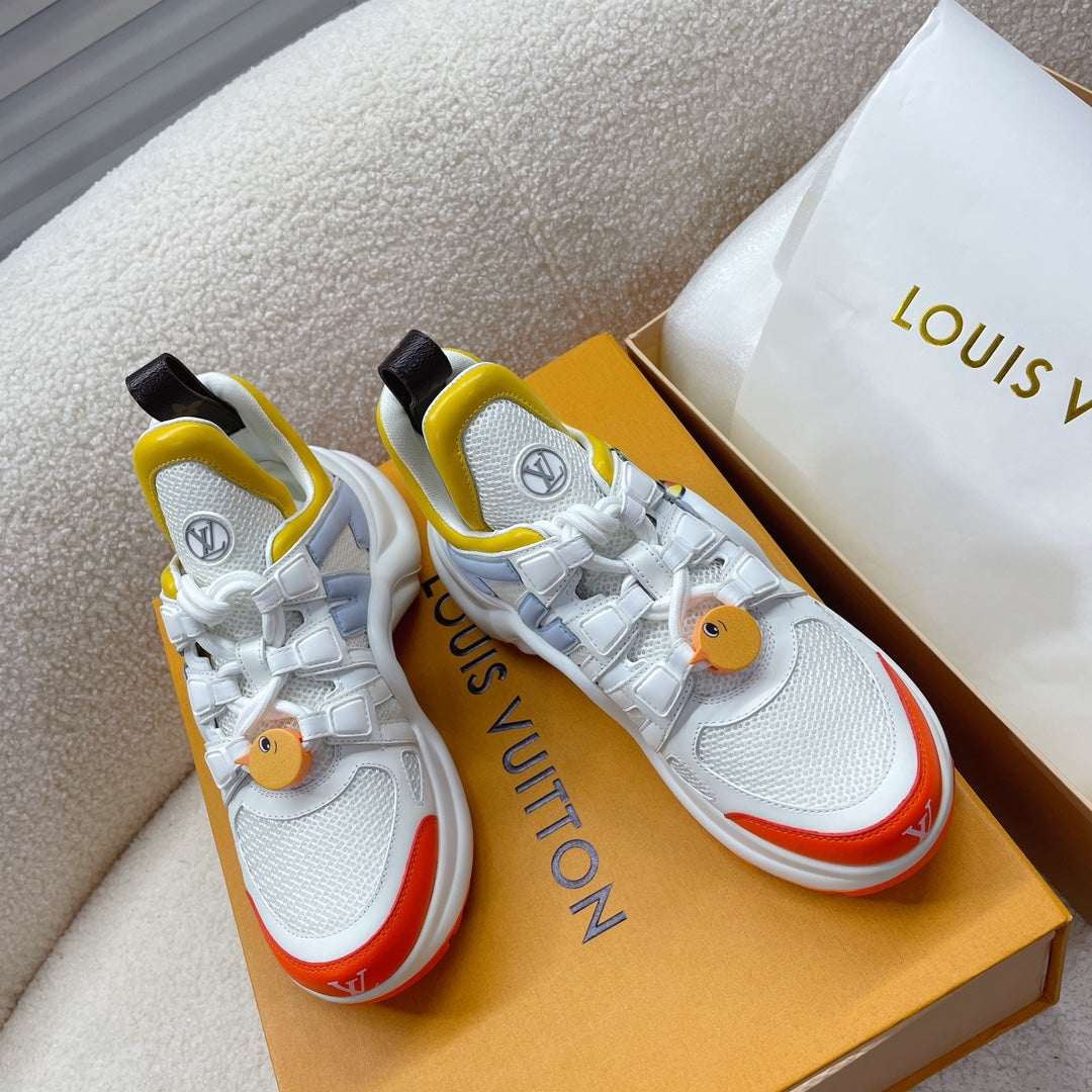 LV Archlight Sneaker Yellow Mix Orange Cowhide