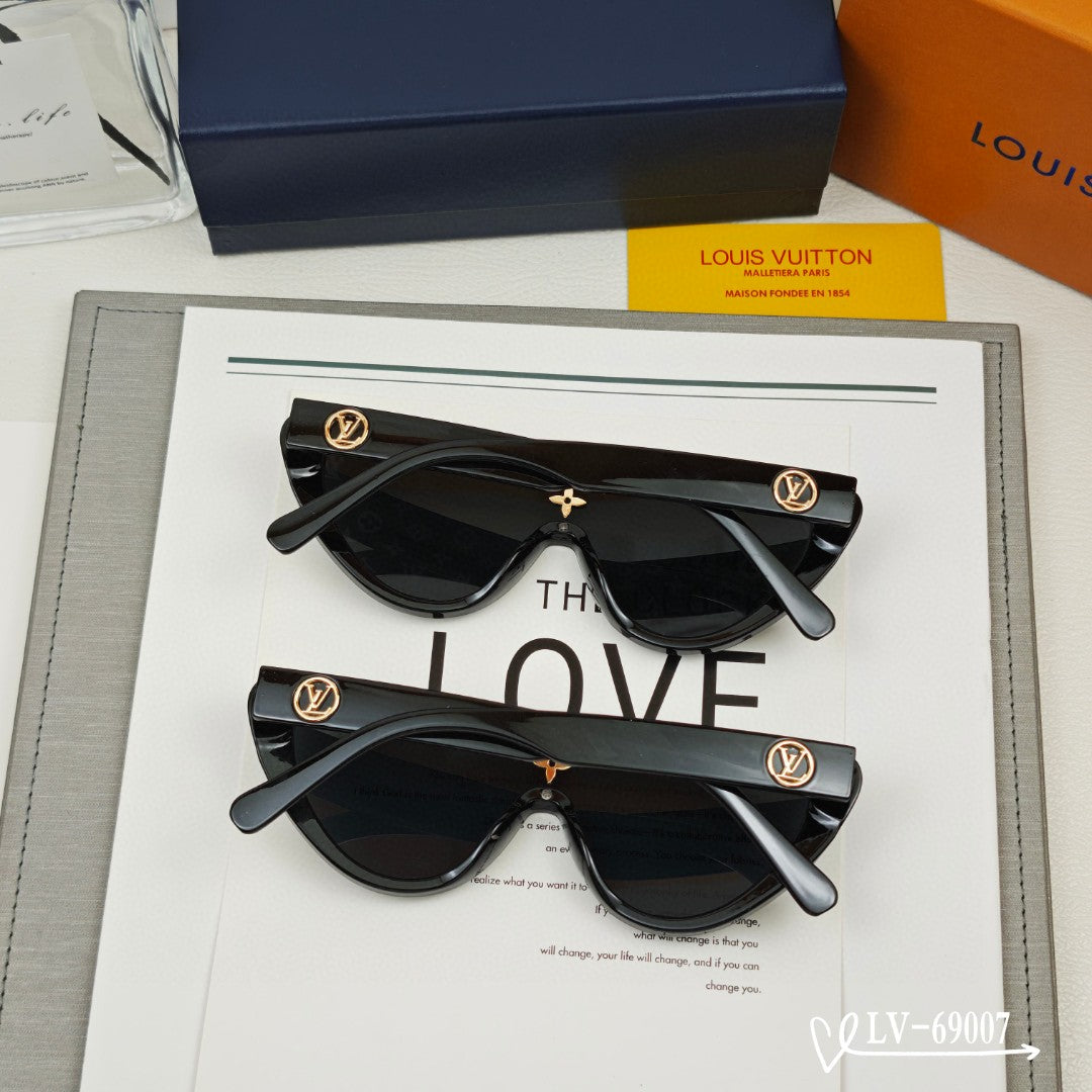 SPLIT CAT EYE SUNGLASSES 69007 IN ACETATE