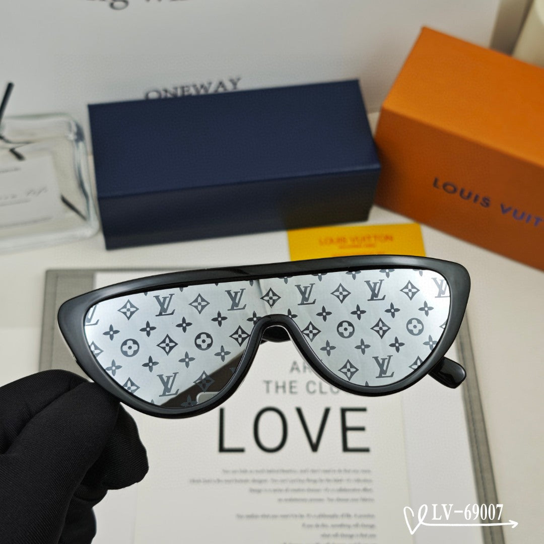 SPLIT CAT EYE SUNGLASSES 69007 IN ACETATE