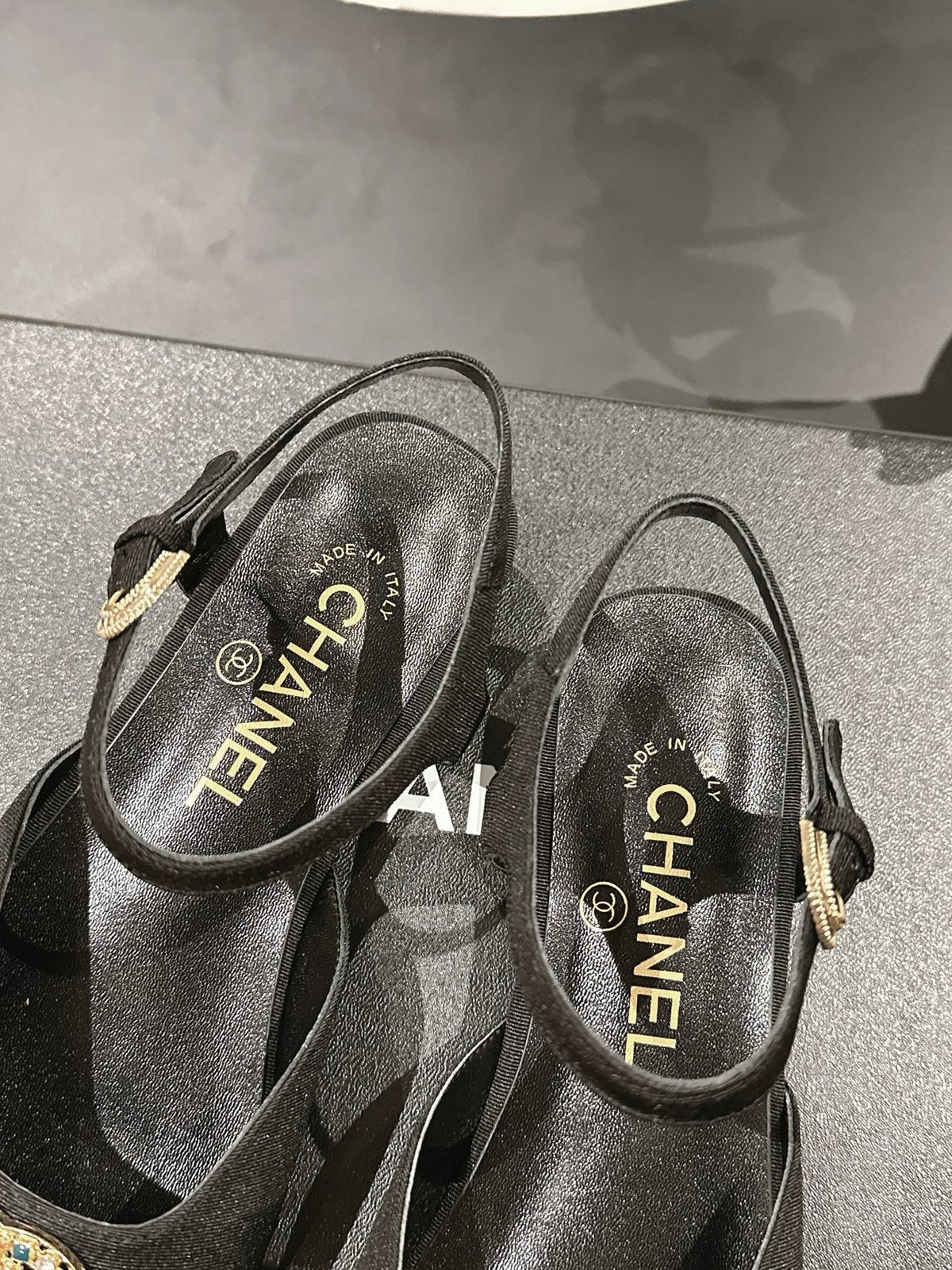 CC Slingback Black Fabric 237513