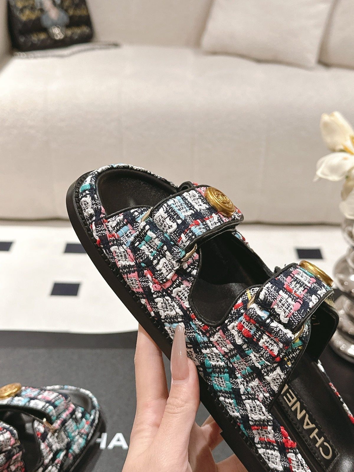 CC 25 Dad Sandal Mule Multicolor Fabric 237575