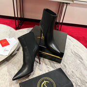 CL Chelsea Chick Ankle Boots 100mm Leather Black