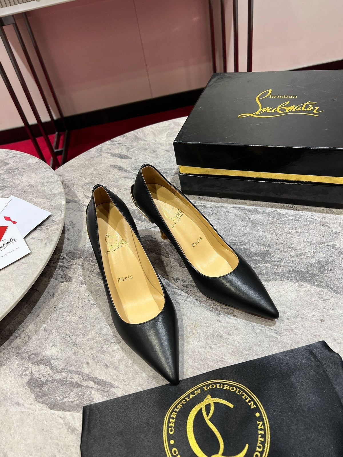 CL Ginko Pump 85mm Pumps Nappa Leather Black