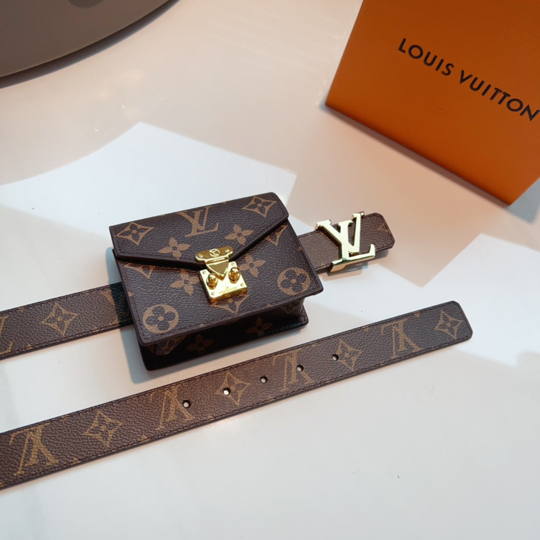 Lv Metis Belt Bag 30 Lv Buckle Brown Monogram