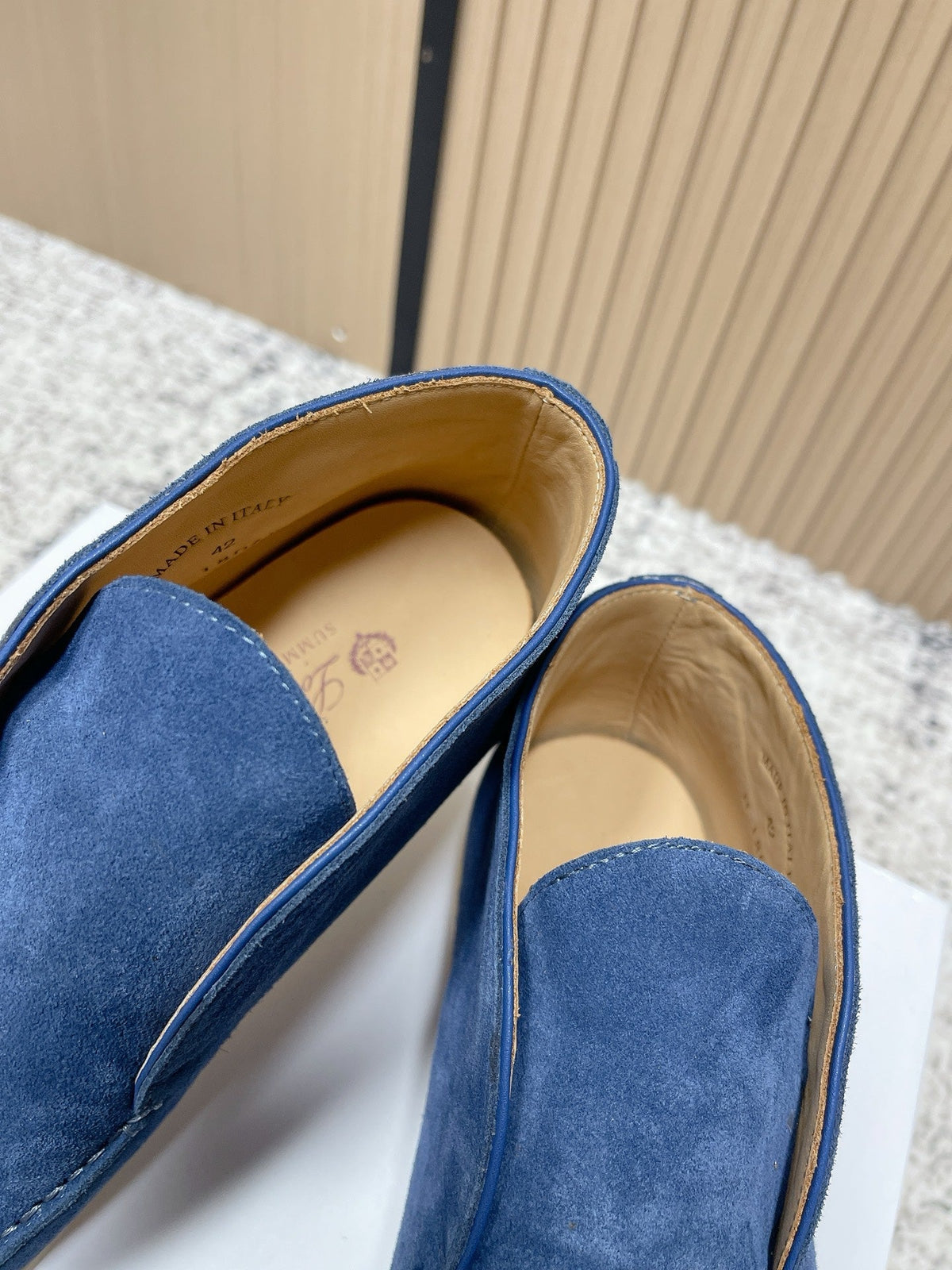 LP Open Walk Ankle Boot Blue Suede 534330