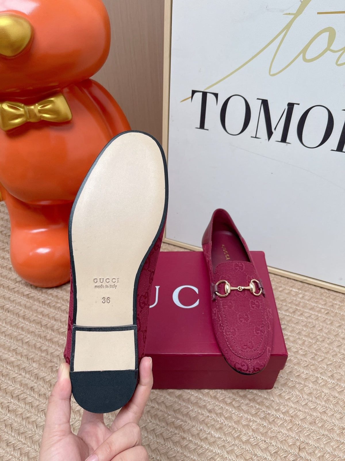 Gucci 2026 Loafers Suede Canvas 901332