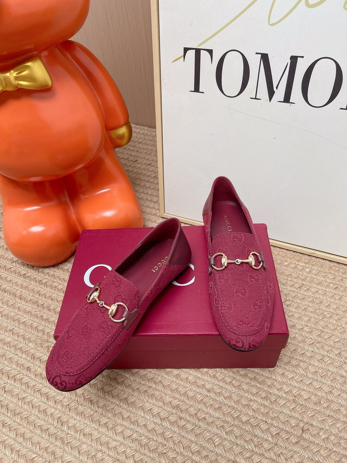 Gucci 2026 Loafers Suede Canvas 901332
