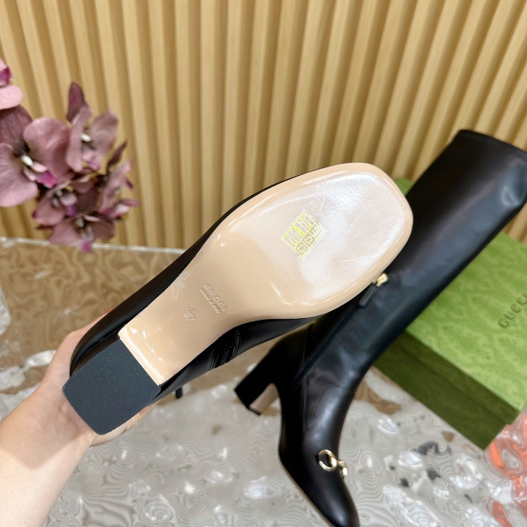 Gucci 2026 Knee-High Boots 65mm Calfskin 949449