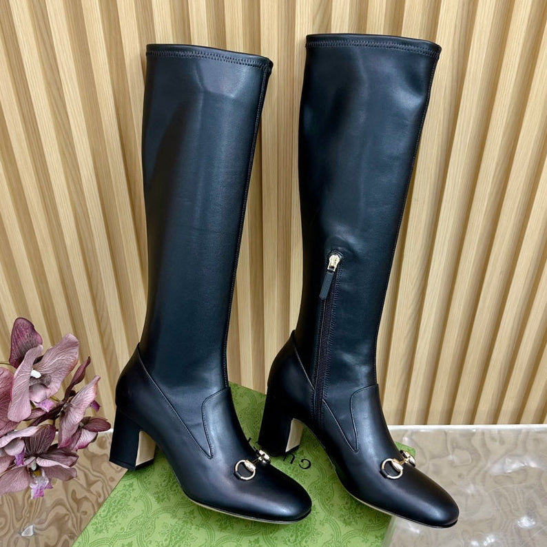 Gucci 2026 Knee-High Boots 65mm Calfskin 949449