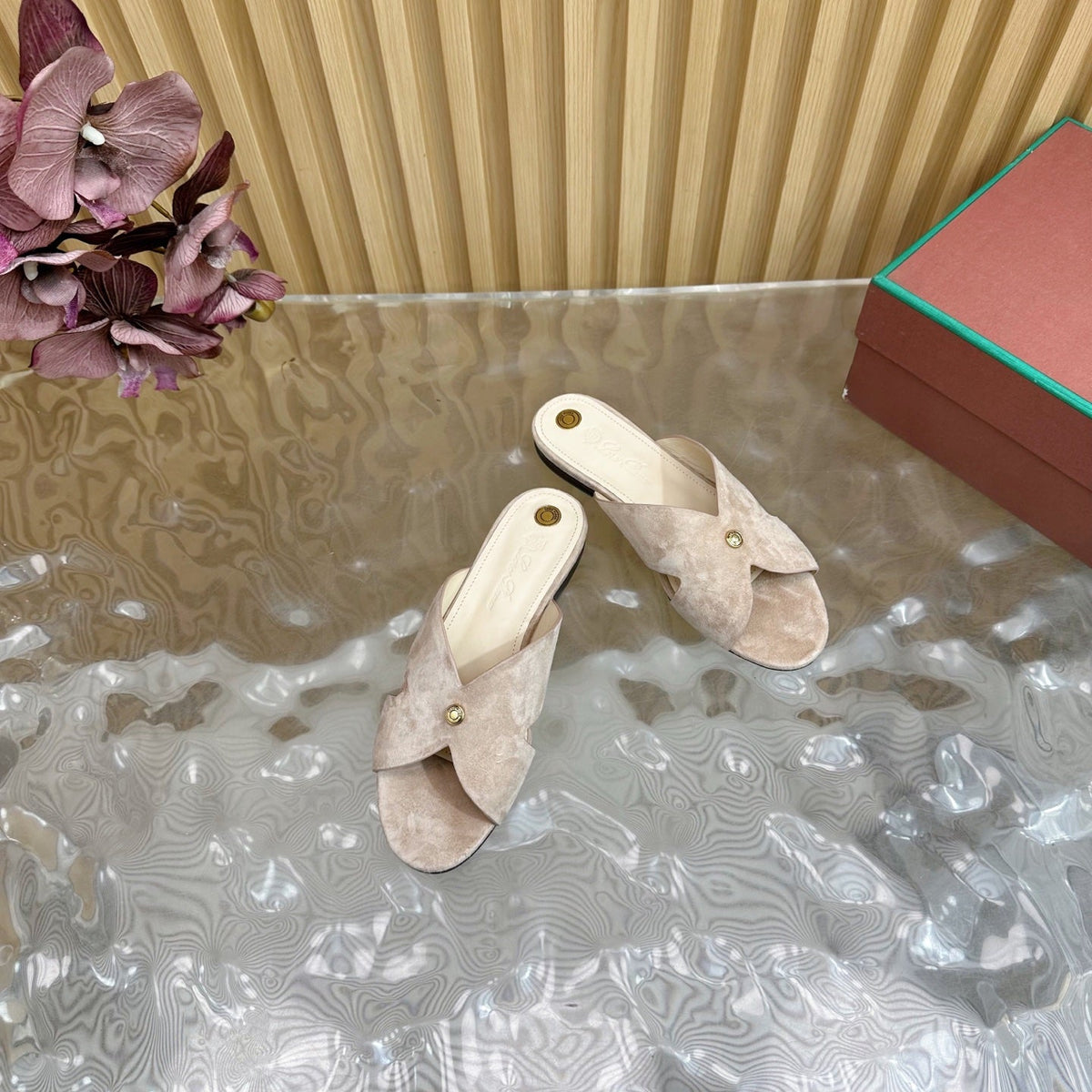 LP Vera Sandal Light Beige Sheepskin 307962
