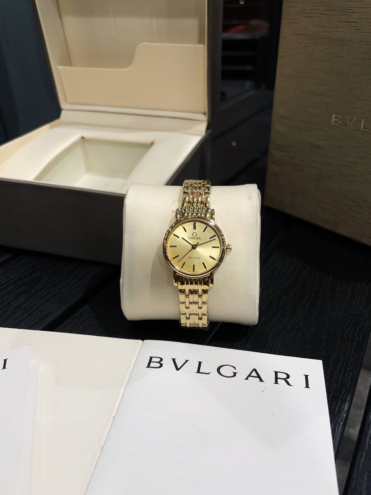 Omega De Ville 26mm Gold Strap