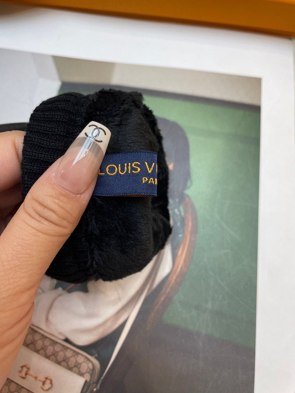 LV Gloves In Black Calfskin 476638