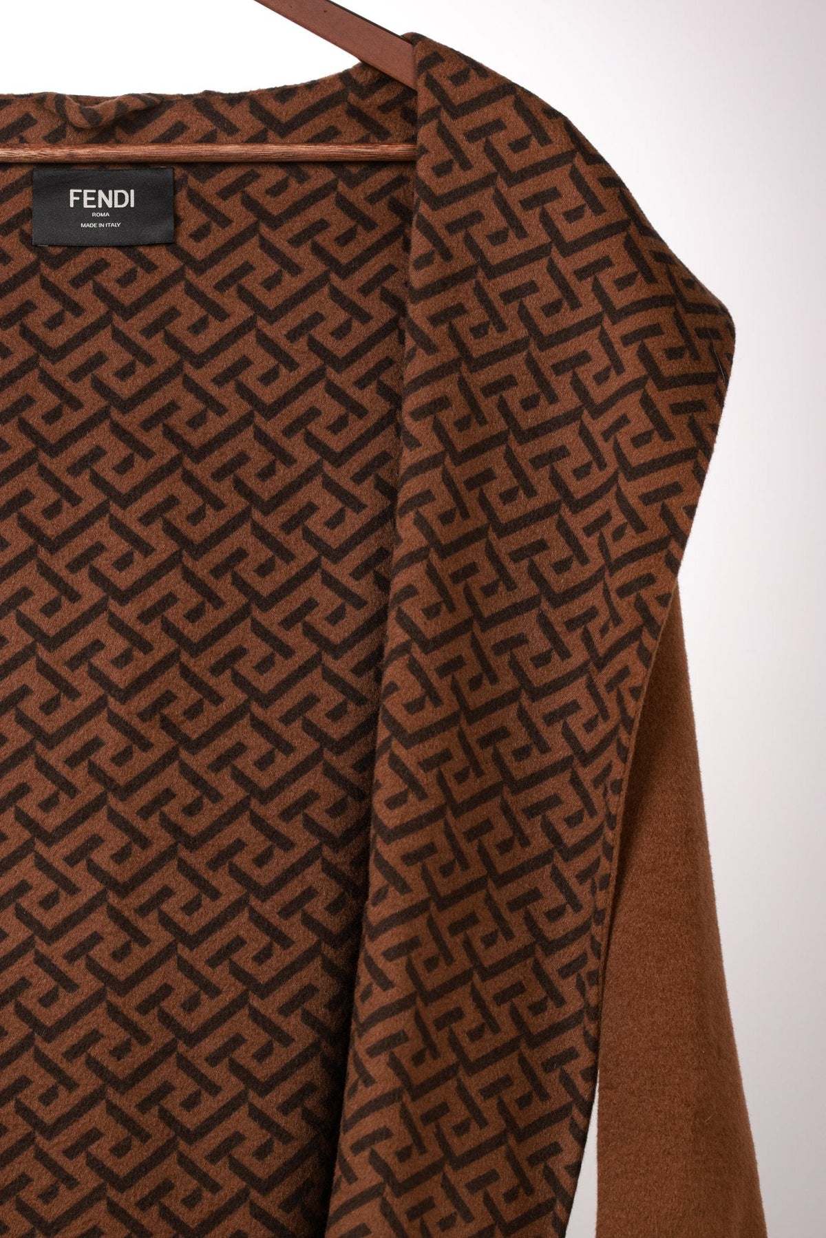 Fendi 25 Jacket Brown Jacquard 0007