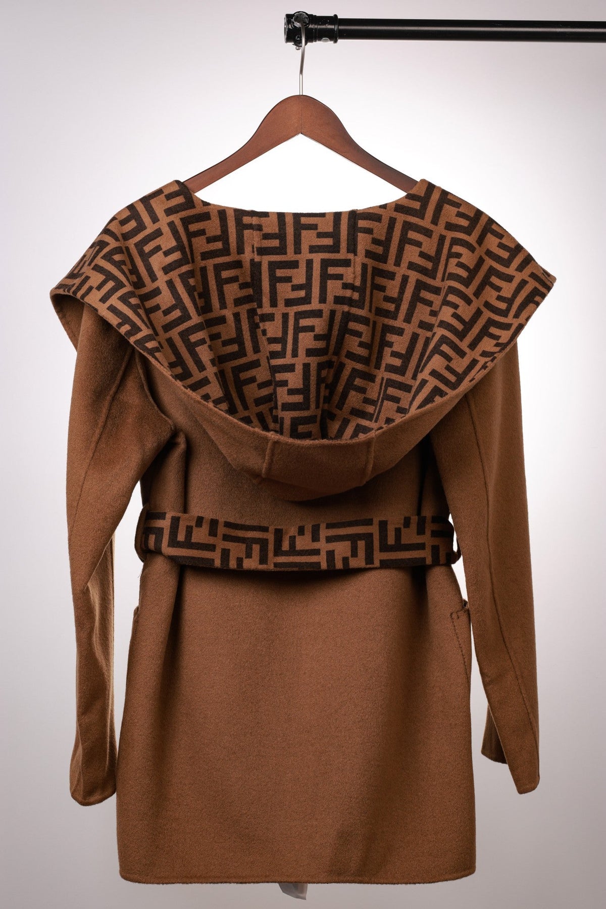 Fendi 25 Jacket Brown Jacquard 0007