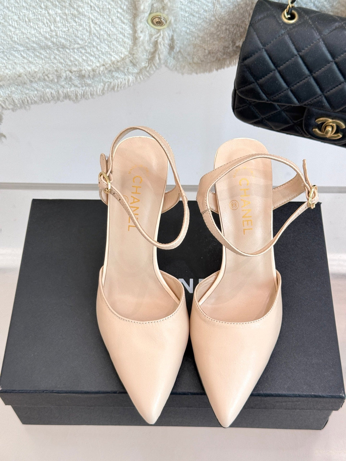 CC 25 Slingback Pink Nude Lambskin 308652