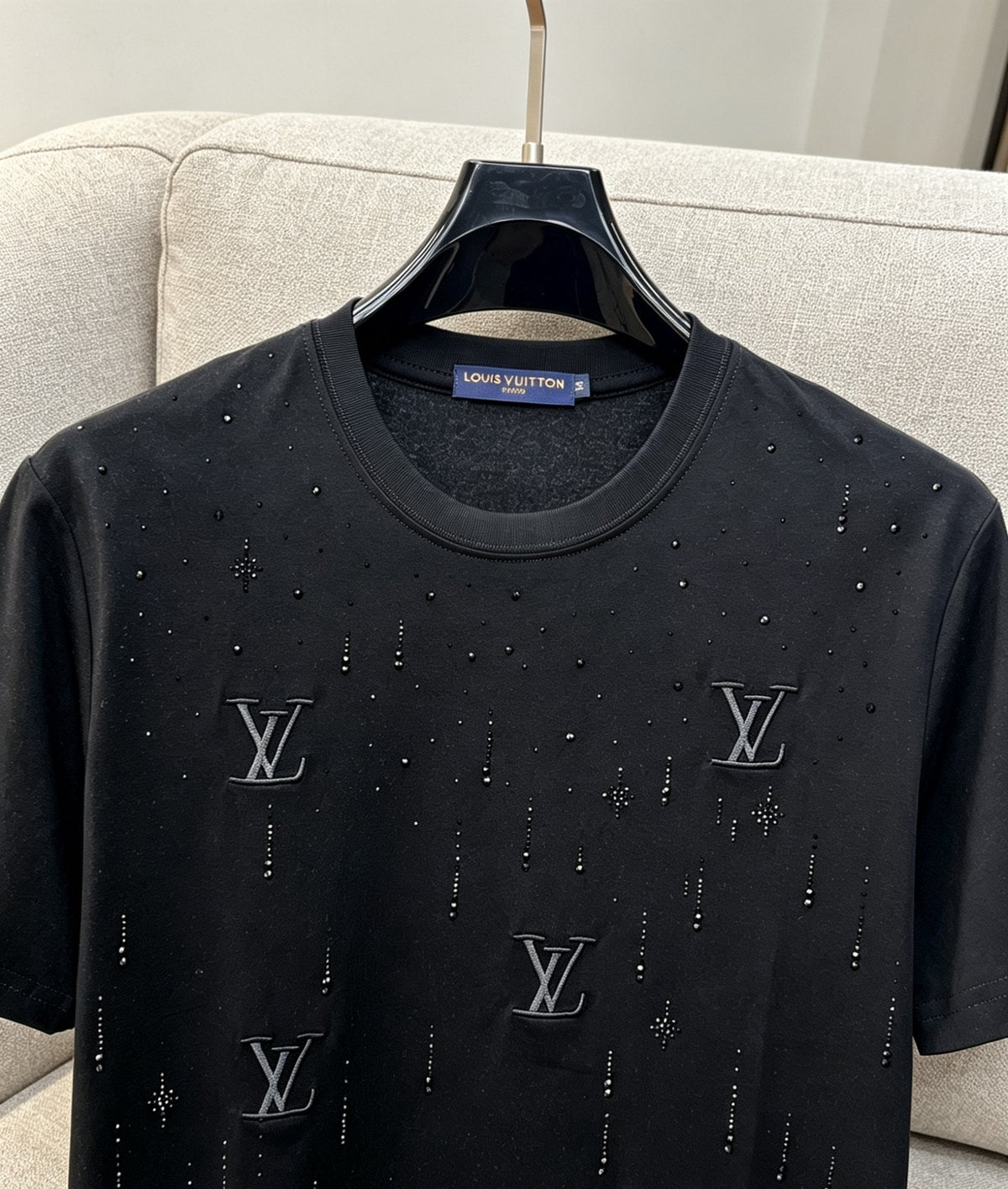 LV 2026 Men Short-sleeved T-shirt Cotton 303318
