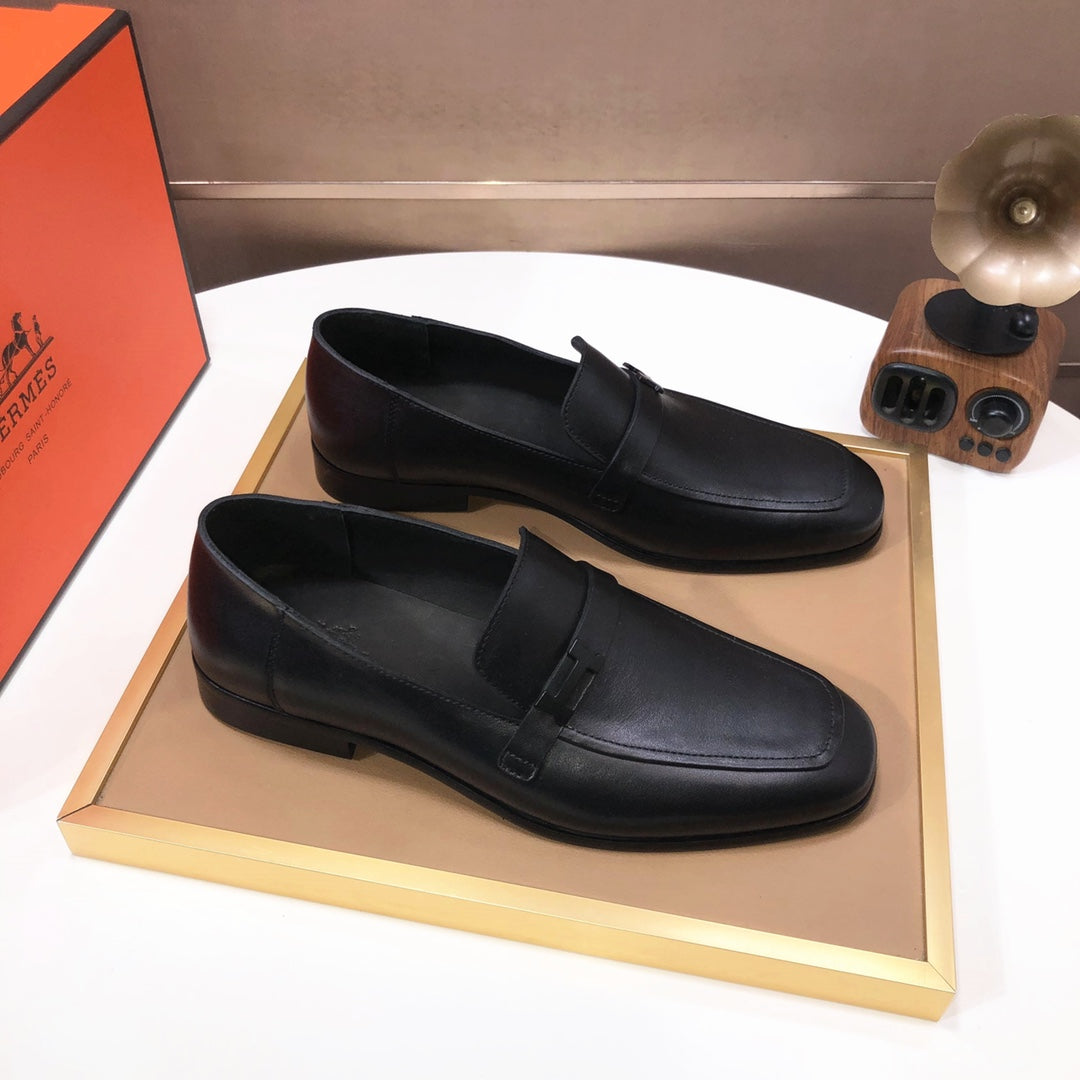 HM GIOVANNI LOAFER BLACK CALFSKIN