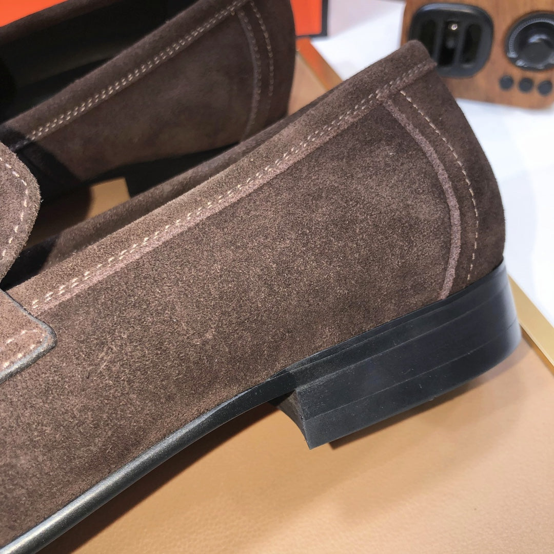 HM PARIS LOAFER PECAN SUEDE