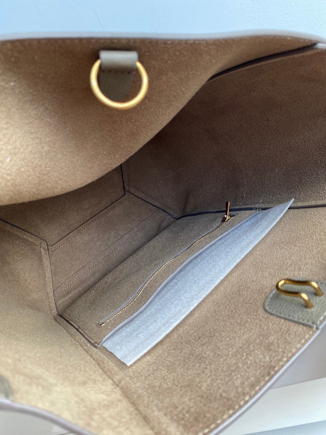 SANGLE SEAU BUCKET 33 BAG PEANUT BROWN CALFSKIN
