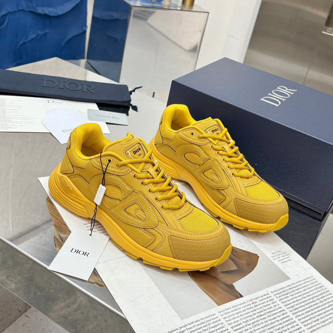 CD x Stone Island B30 Sneaker Yellow Mesh 646458