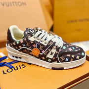 LV Trainer Sneaker Moka Monogram Cowhide