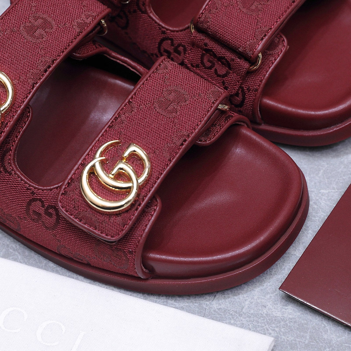 Gucci 2026  Colorway GG Monogram Canvas Slipper 758695
