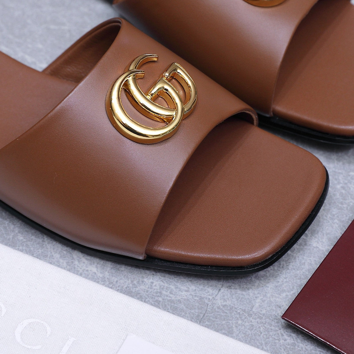 Gucci 2026 Slipper Leather 758565