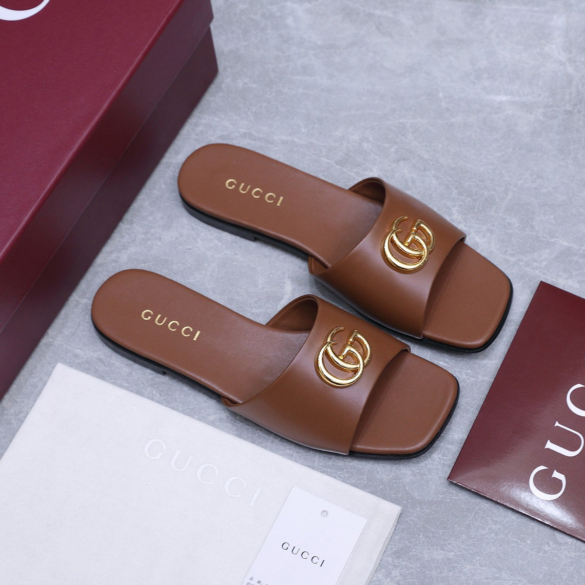 Gucci 2026 Slipper Leather 758565