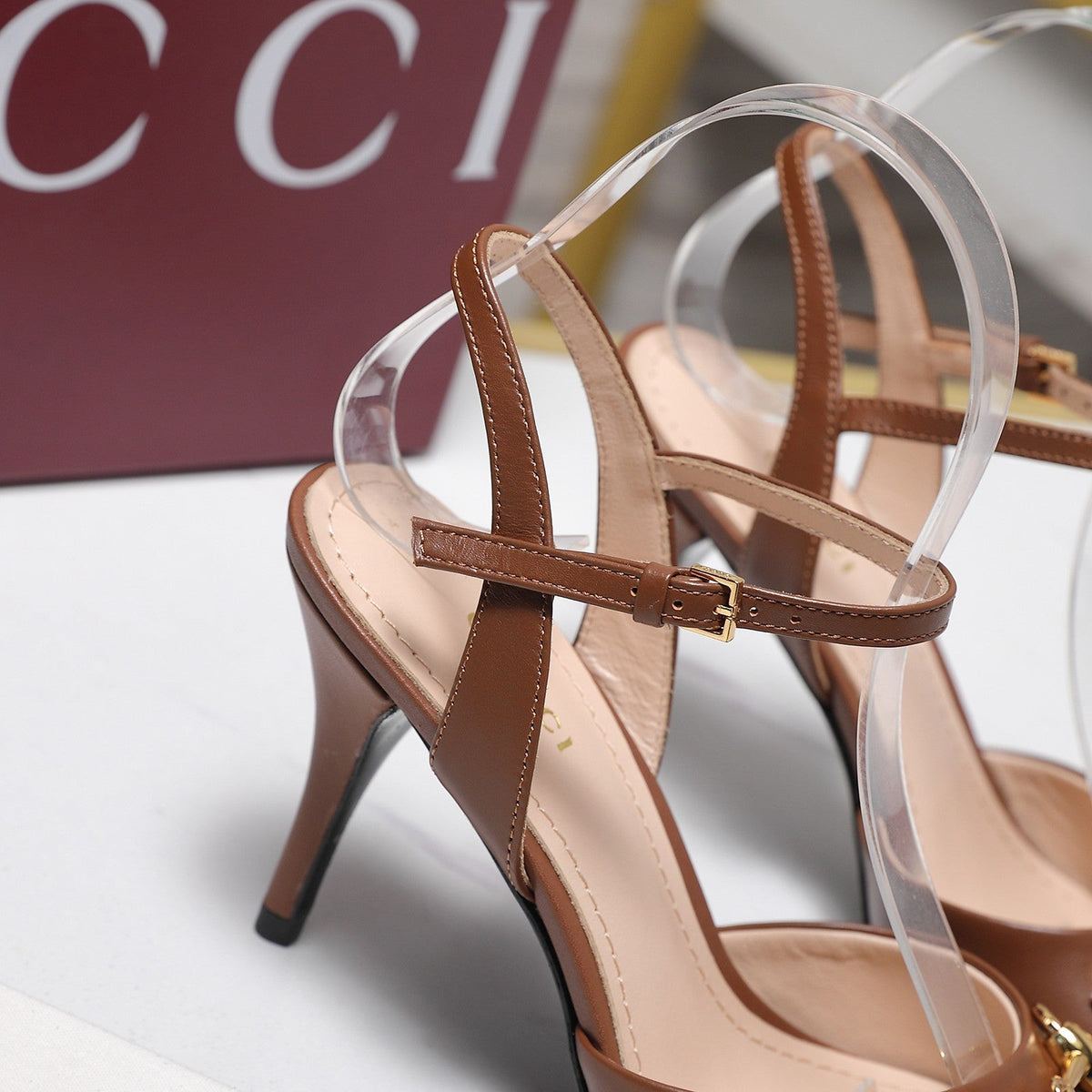 Gucci 2026 Slingback Pumps 85mm Leather 758580