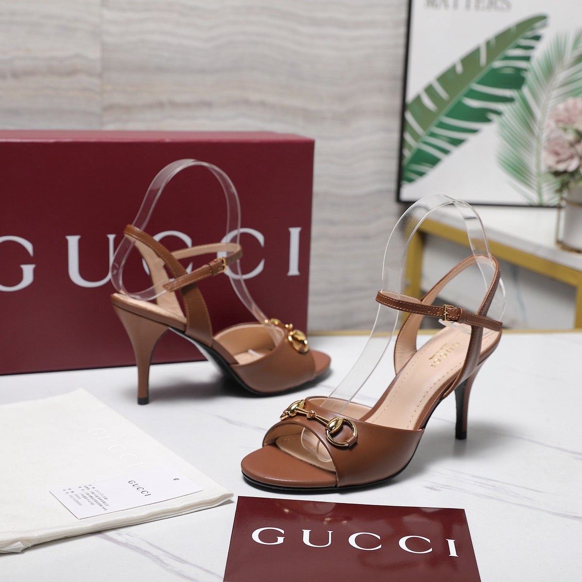 Gucci 2026 Slingback Pumps 85mm Leather 758580