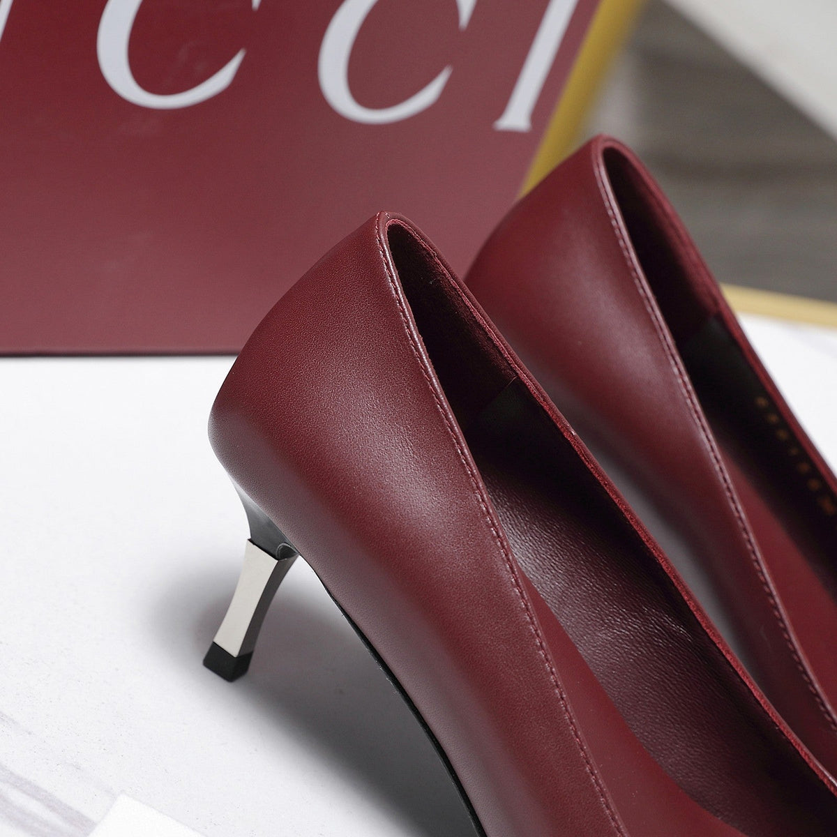 Gucci 2026 GG Bombshell Pumps 55mm Leather 758609