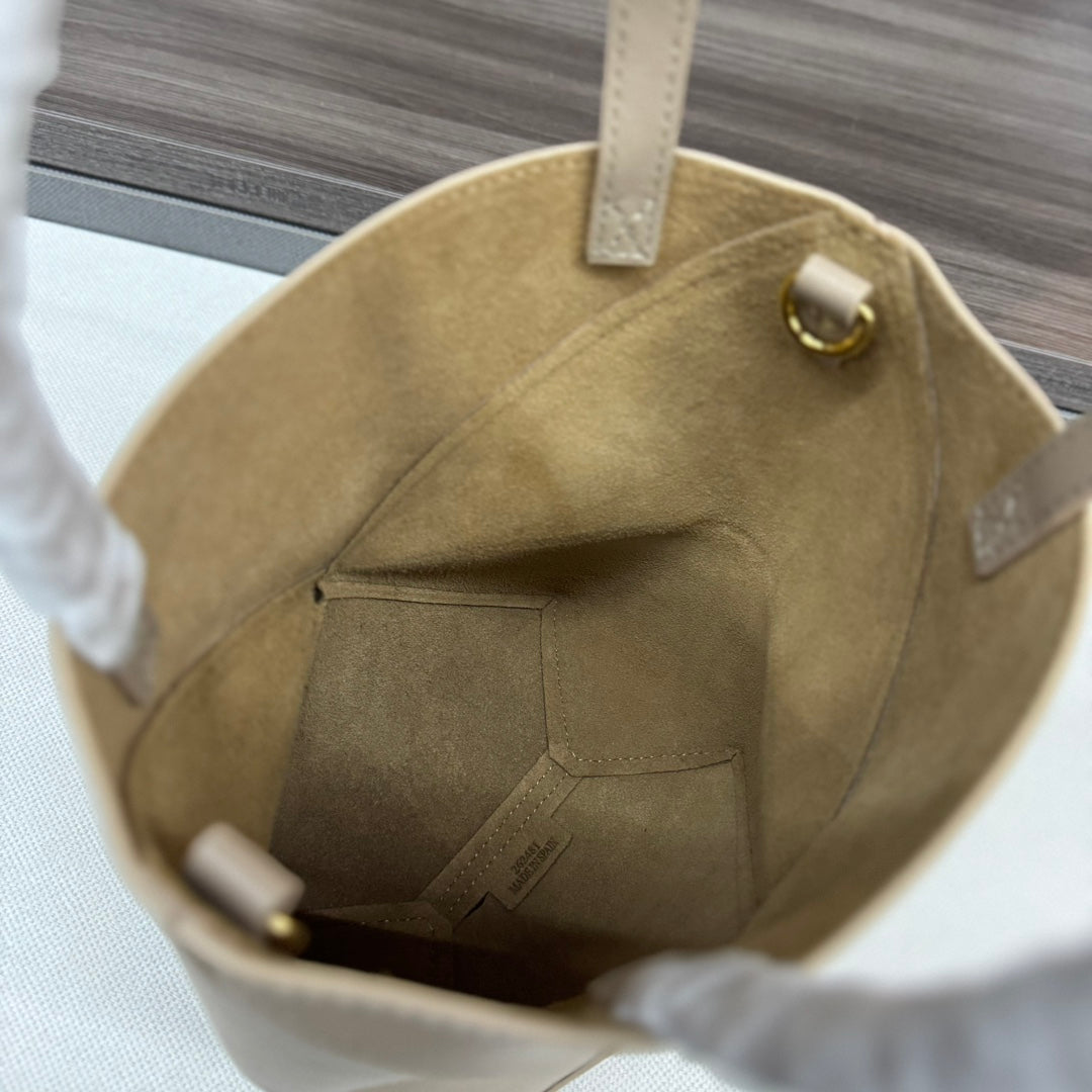 Loewe Puzzle Fold Handbag Gravel Cowhide 254376
