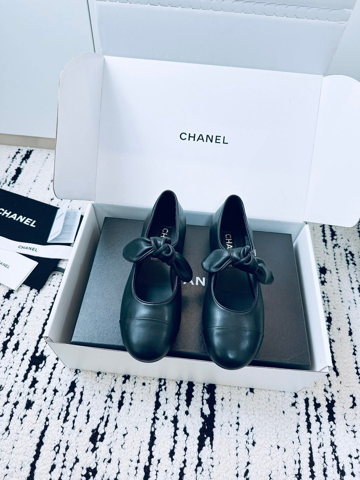 CC Mary Janes 15mm In Black Cowhide 144487