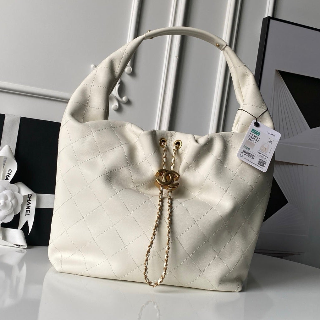 Chanel 2025 Bag 45cm White Calfskin 318232
