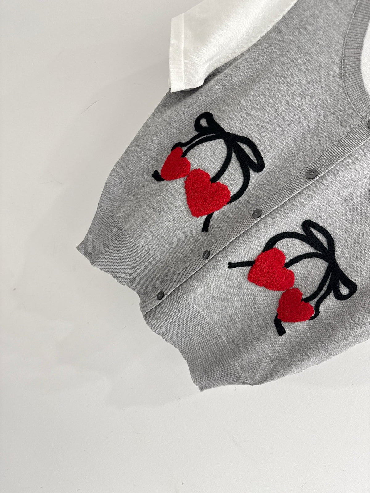 MiuMiu 2026 Shirt Grey White Wool 642725