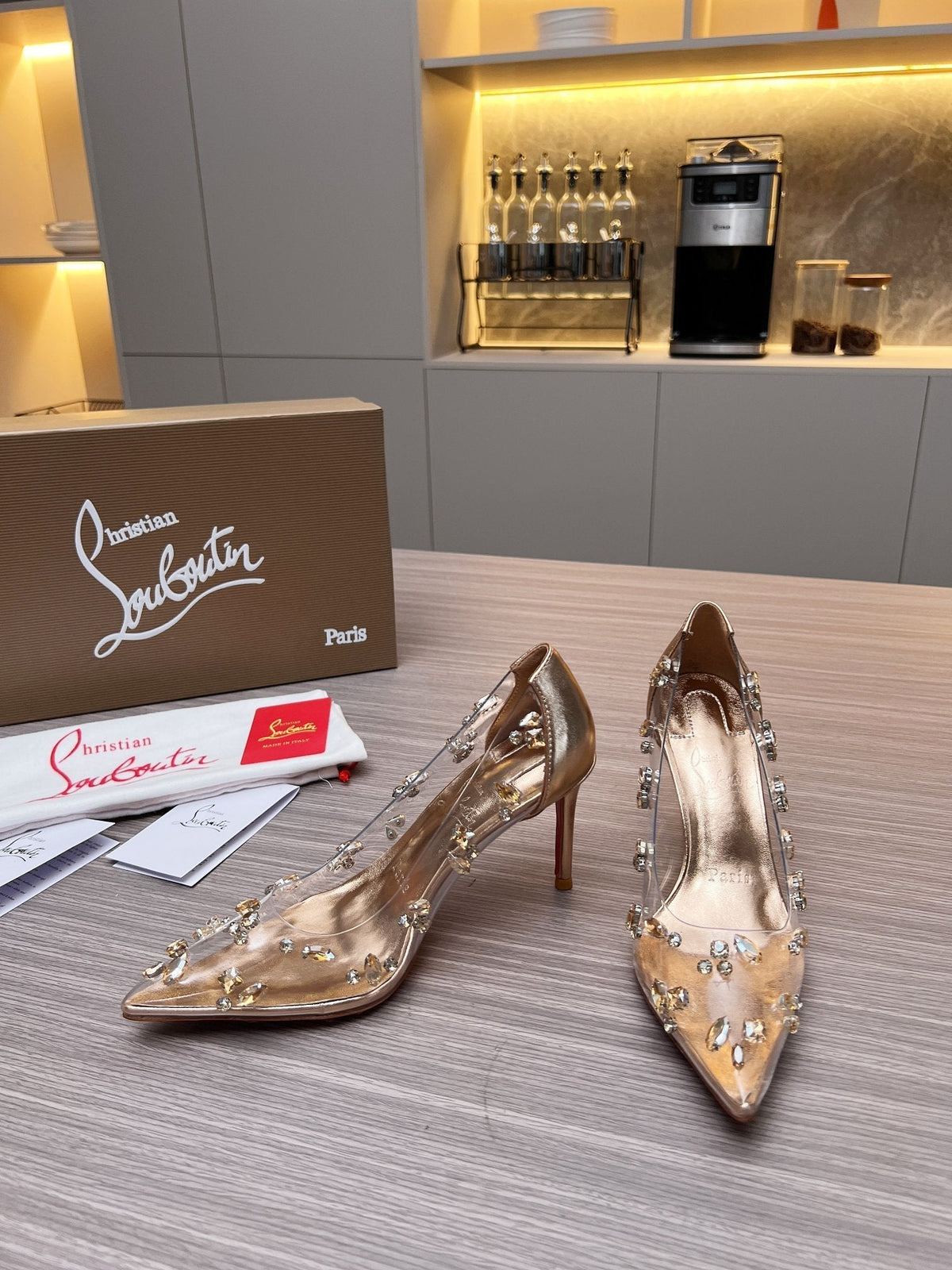 CL Degraqueen Pump PVC and Iridescent Nappa Leather 251053