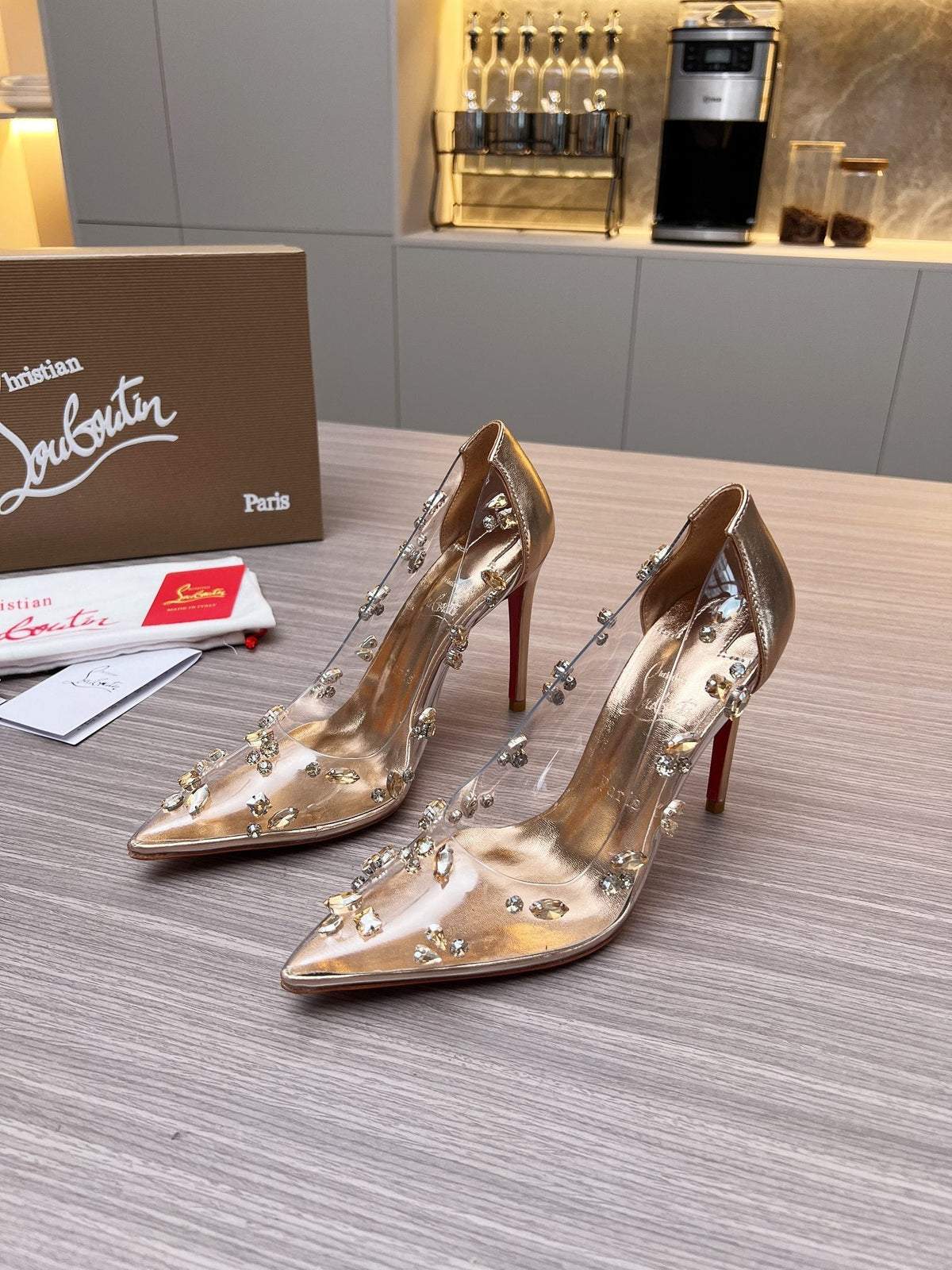 CL Degraqueen Pump PVC and Iridescent Nappa Leather 251053