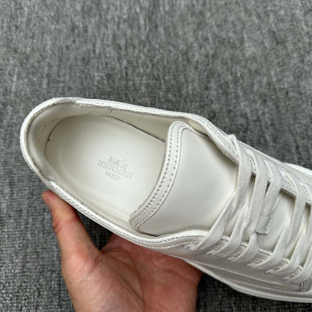 HM Men's Get Sneaker White Calfskin 336085