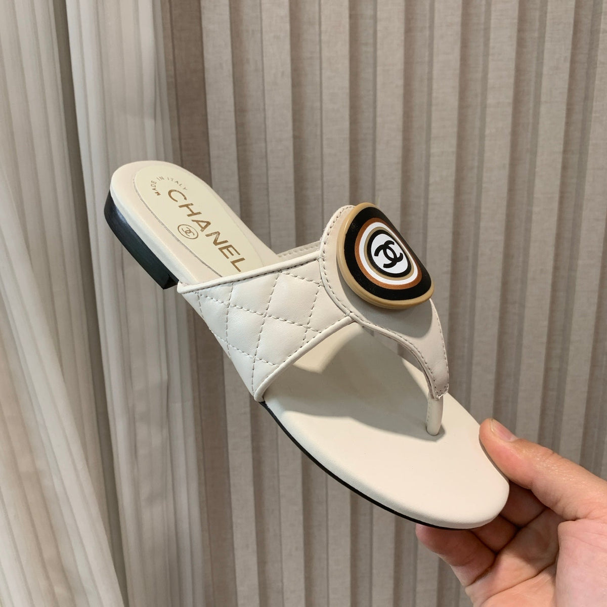 CC 25 Thong Slippers Multicolor Original Custom Material 307013