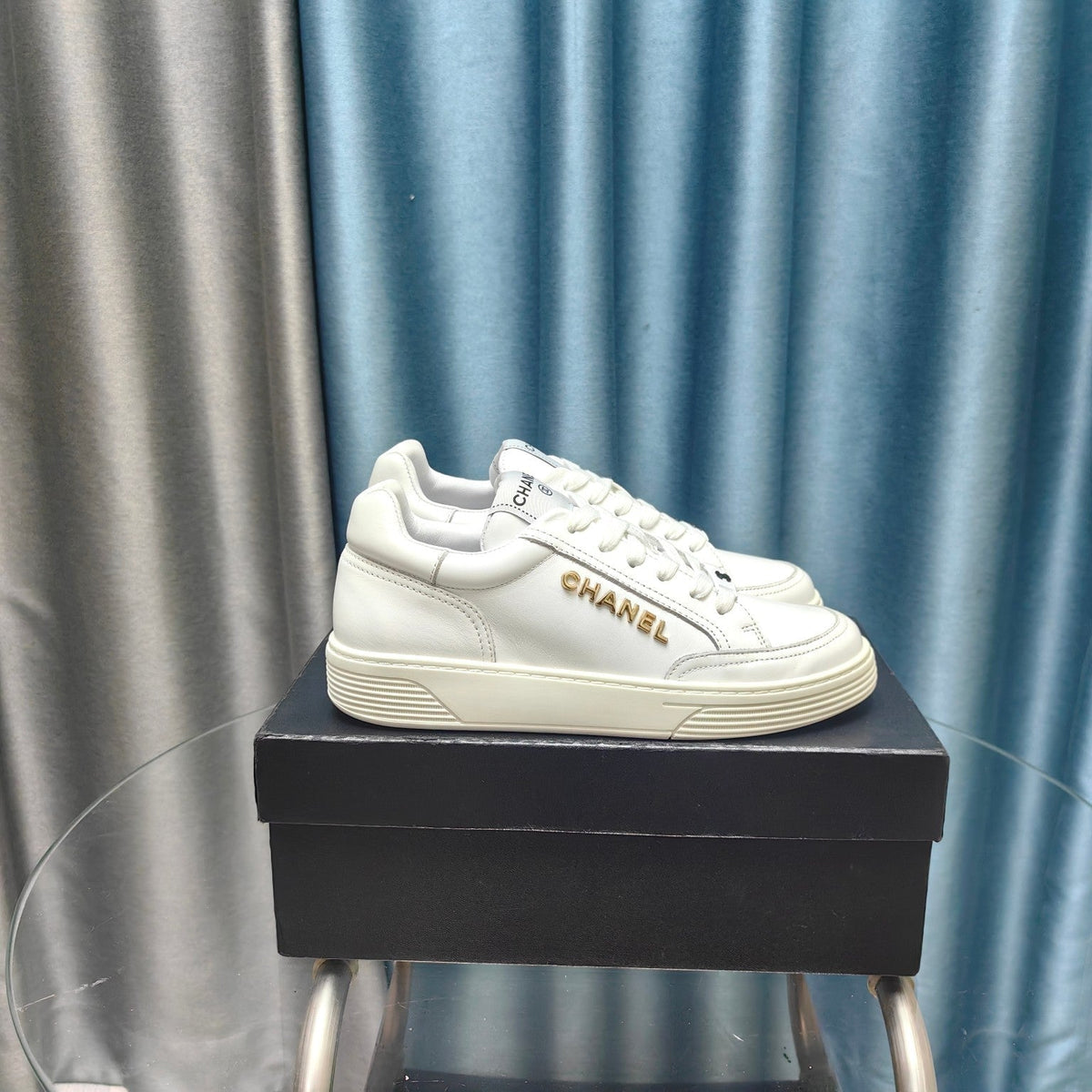 CC Low Sneaker White Cowhide
