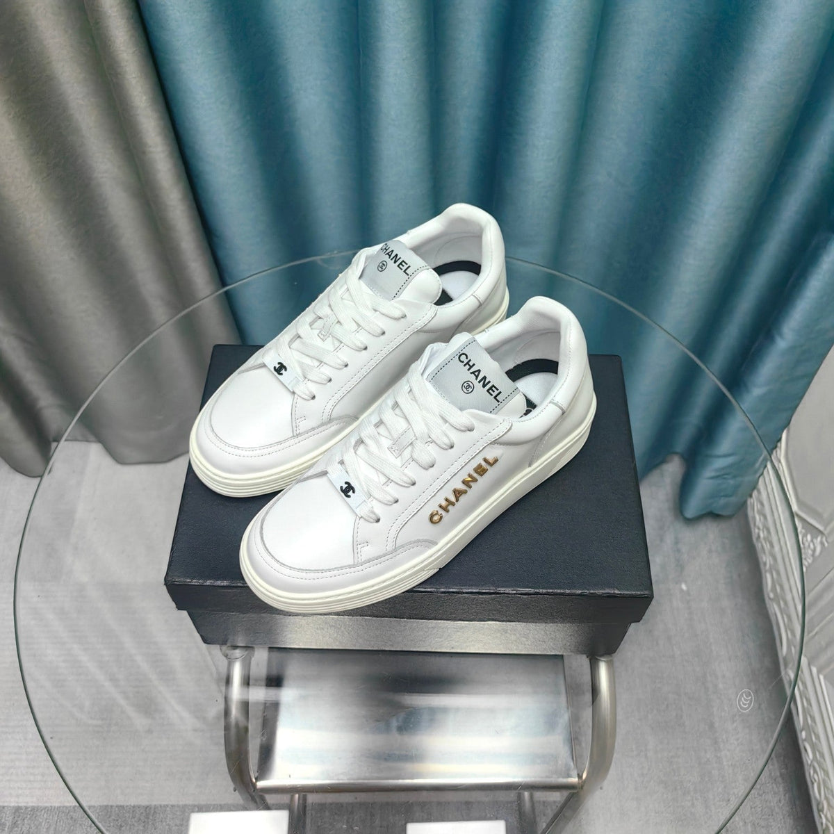 CC Low Sneaker White Cowhide