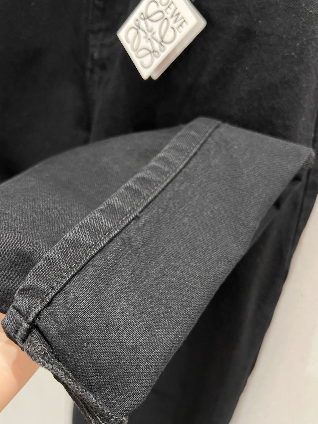 Loewe 25 Scrimitar Pants Black Cotton