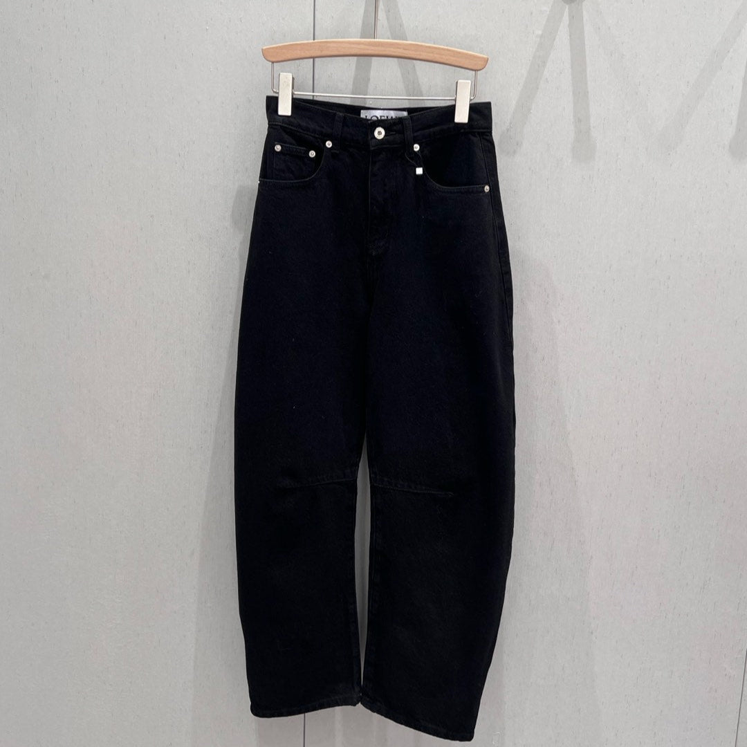 Loewe 25 Scrimitar Pants Black Cotton