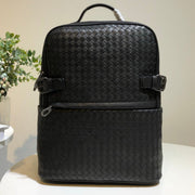 BV Backpack 39cm Black Cowhide 536041